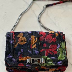 Rebecca Minkoff Velvet Love Floral Cross Body Bag